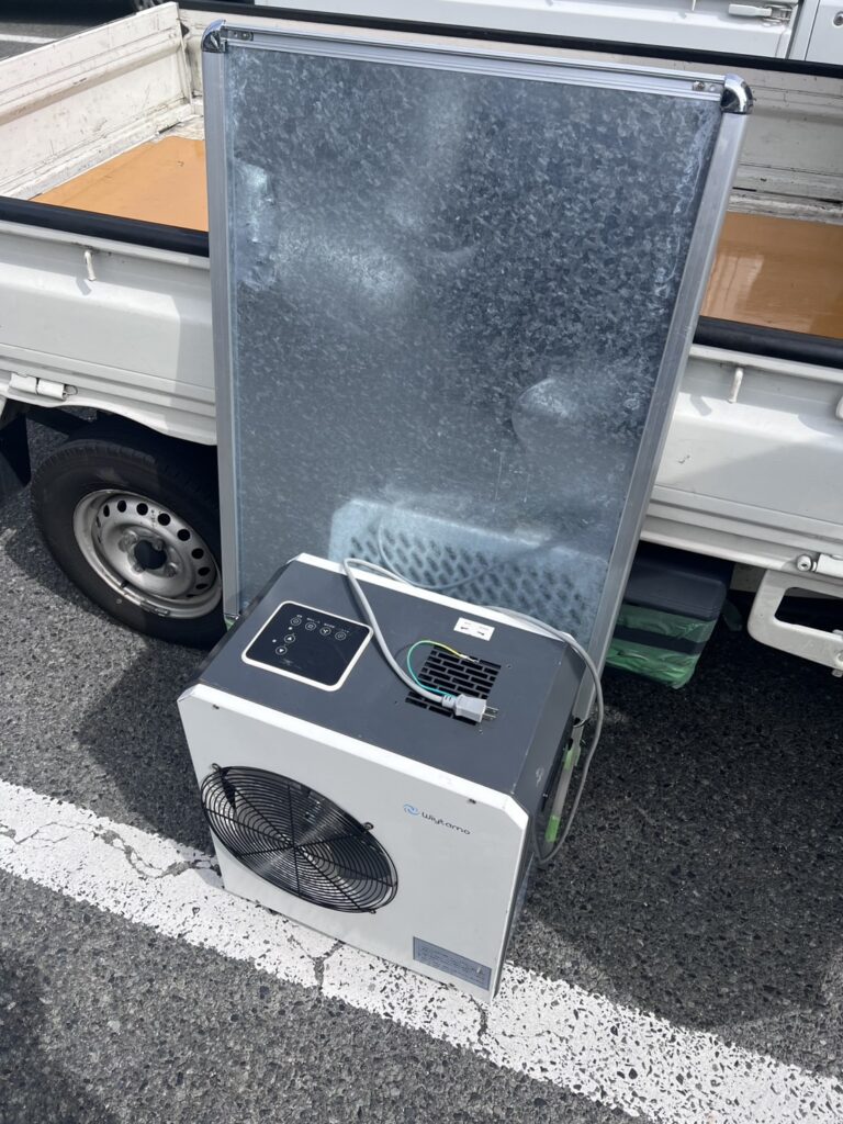 御坊市で不要になった冷蔵庫や空気清浄機の回収 作業前